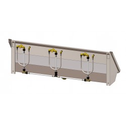 Miniature-2 Urinoir collectif plomberie pré-raccordée et intégrée pour pose simplifiée URCO-1-120-M3