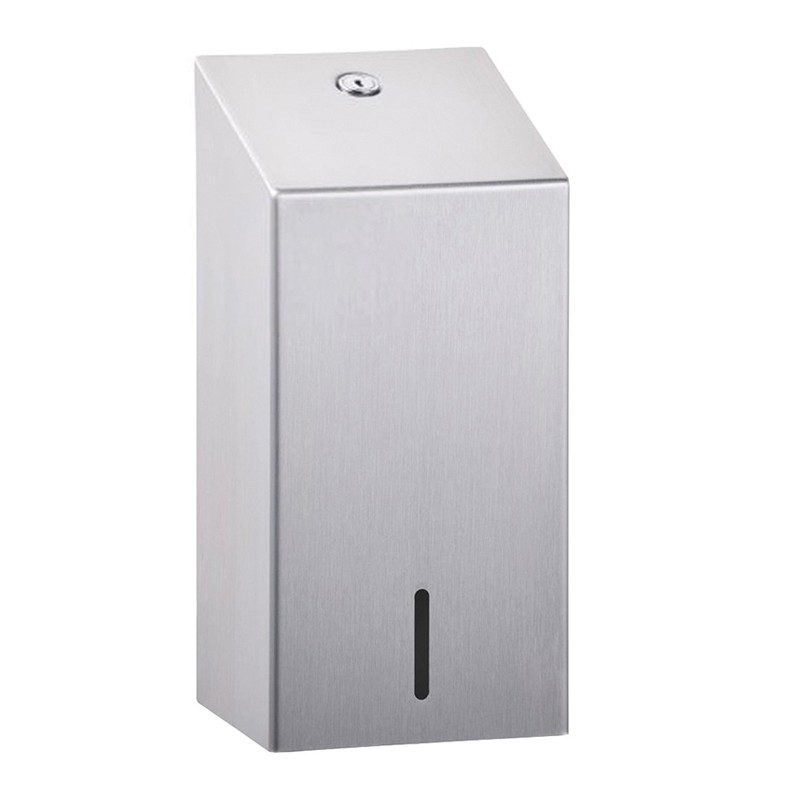 Photo Distributeur papier plat WC inox brossé MBS-401