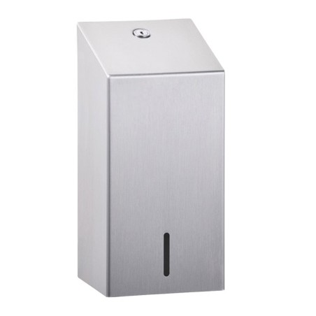 Distributeur papier plat WC inox brossé
