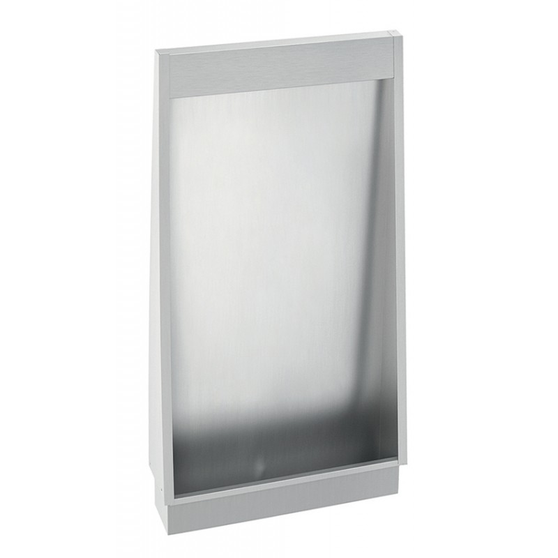 Photo Stalle d'urinoir inox individuelle à encastrer au sol URPX-600