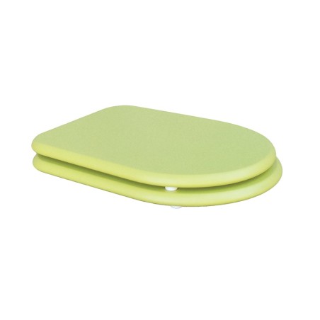 Pistachio coloured seat for children's stainless steel WC ref. IN-024