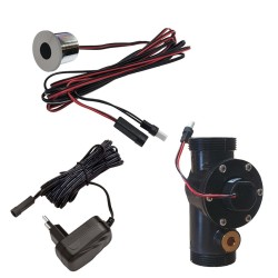 Automatic direct flush kit, presence detection system