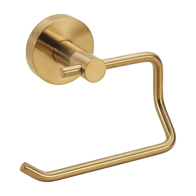 Photo Screw-mounted brass toilet roll holder, PVD Antique Bronze finish AM-07-AB