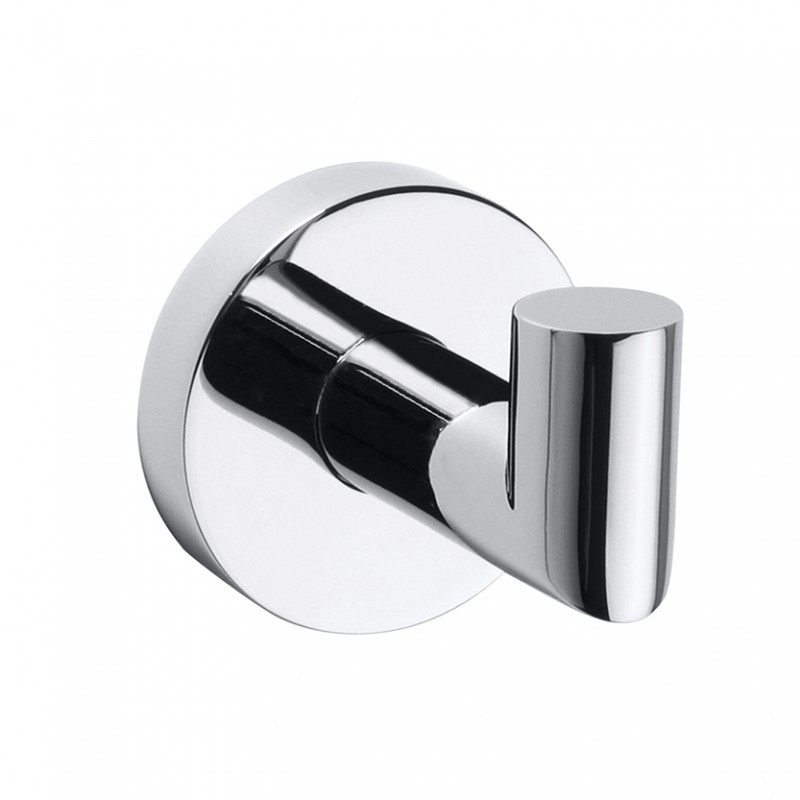Photo Chrome-plated brass hook with concealed fixings AM-26