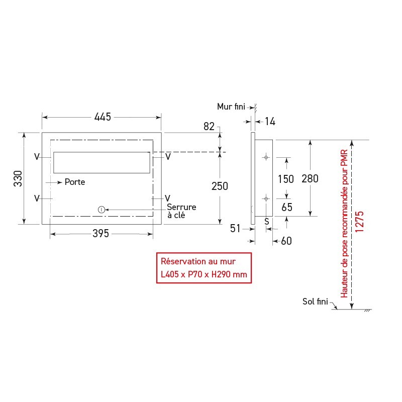 Distributeur de couvre-sièges WC jetables inox encastrable