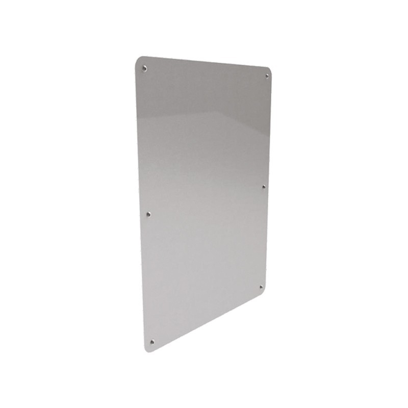 Miroir inox incassable pour collectivités dures, sur mesure