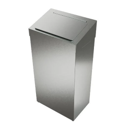Stainless Steel Feminine Hygiene Bin 22.5 L Floor Model with Hidden Content Flap Stainless Steel Feminine Hygiene Bin 22.5 L Floor Model with Hidden Content Flap