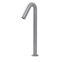 Brushed Stainless Steel Automatic Faucet ONE MAXI High Spout for Countertop Sink