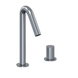 Grifo automático de diseño para lavabo acero inoxidable cepillado ONE