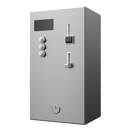 Monnayeur minuteur multiple jeton douche inox