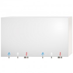 Miniature-0 Module miroir 2 postes avec accessoires intégrés savon, eau et air RES-8502