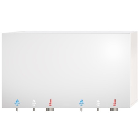 Module miroir 2 postes avec accessoires intégrés savon, eau et air