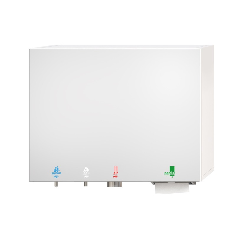 Photo HYFLO 5 in 1 mirror - soap - water - air - paper cabinet RES-854