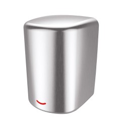 Sèche-mains automatique air pulsé inox brossé antivandalisme