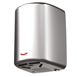 Sèche-mains automatique inox haute vitesse à sonorité réduite