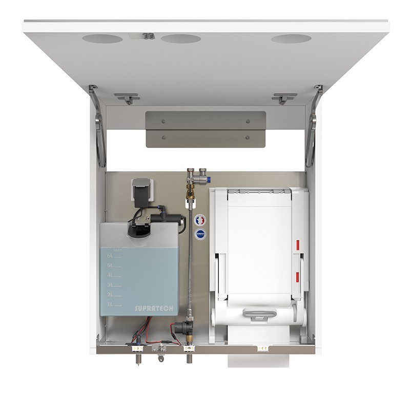 Peakserve hand towel dispenser behind mirror integrated 4in1 module