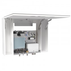 Miniature-1 Módulo 4 en 1 con espejo, jabón, agua y aire para lavabos collectivos RES-853