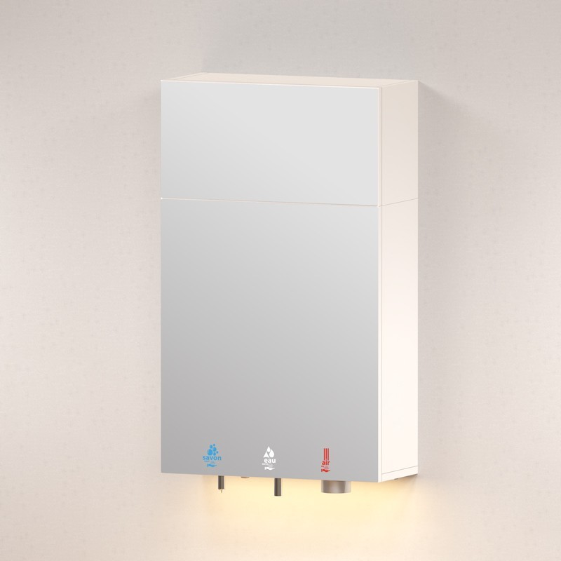 High mirror unit 3 in 1 "soap-water-air" High mirror unit 3 in 1 "soap-water-air"