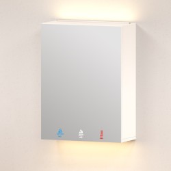 Module FLO avec fonctions 4en1 miroir savon, eau et air intégrées avec bandes LED au dessus et en dessous