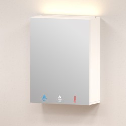 Module FLO avec fonctions 4en1 miroir savon, eau et air intégrées avec bande LED au dessus