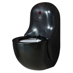 HYGISEAT WC black hygienic seat HYGISEAT WC black hygienic seat