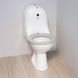 Floor-mounted automatic self-cleaning PRM WC for communities