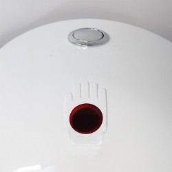 Détection de la main sans contact ou bouton manuel de courtoisie. Détection de présence en option.