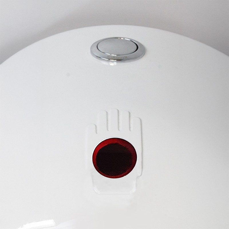 Floor-mounted automatic self-cleaning PRM WC for communities