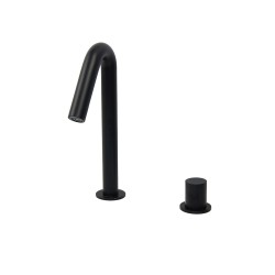 Electronic ONE faucet with mixing button