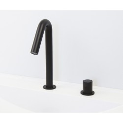 Electronic ONE faucet with mixing button