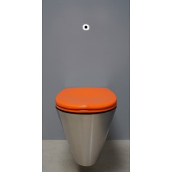 Electronic, recessed and vandal proof toilet flush