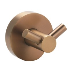 Percha doble de latón ELO acabado cromado - SUPRATECH