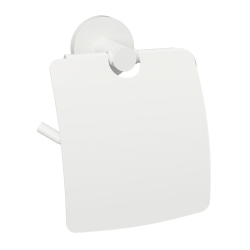 Portarollo de pared ELO para papel higiénico con tapa - SUPRATECH