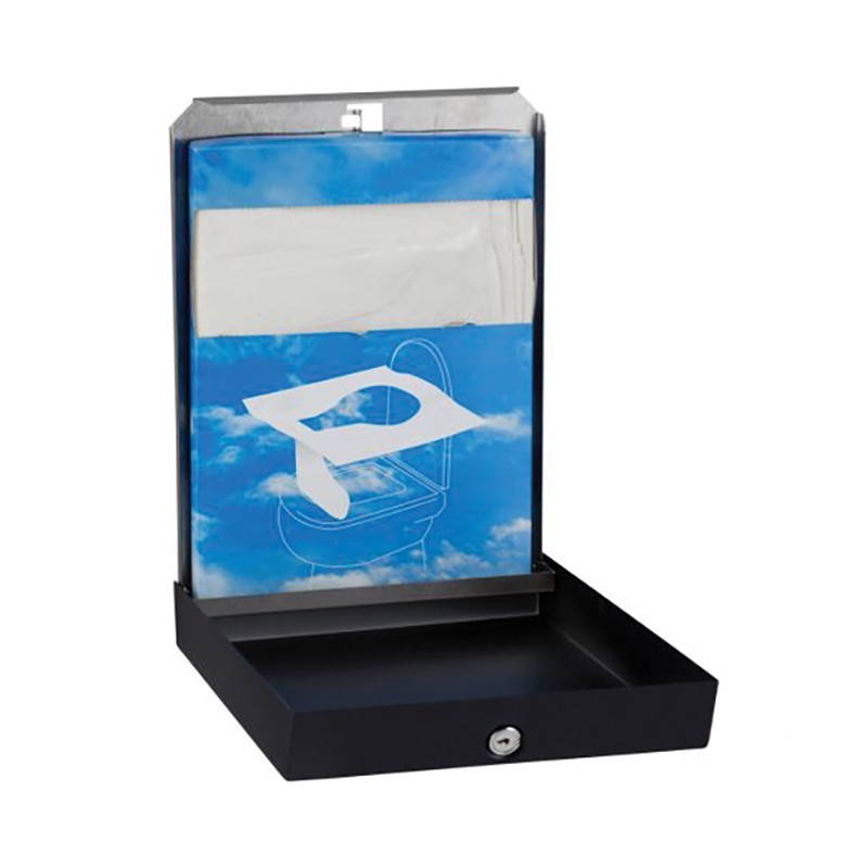 Toilet seat cover dispenser in stainless steel ELITE - SUPRATECH