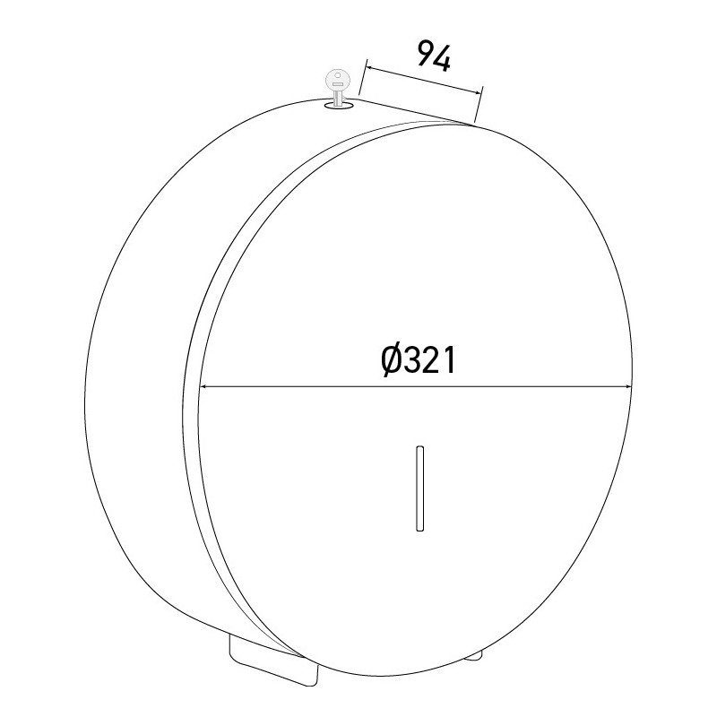 Portarrollos de papel higiénico profesional ELITE de acero inoxidable