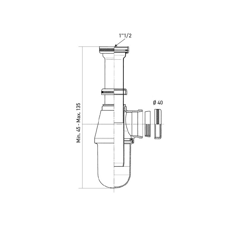 BS-12 trap dimensions BS-12 trap dimensions