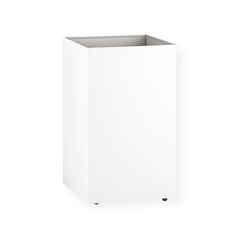 Poubelle 60 L en inox sous plan pour trappe à déchets