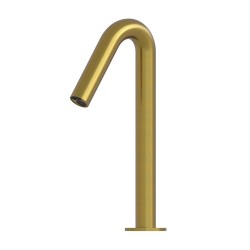 ONE Grifo electrónico con caño de 35° para lavabo, estilo limpio