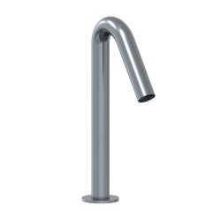 ONE Grifo electrónico con caño de 35° para lavabo, estilo limpio