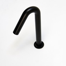 ONE Grifo electrónico con caño de 35° para lavabo, estilo limpio