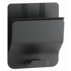 Soporte para tableta y bolsa de pared de acero inoxidable