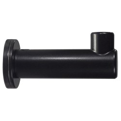 Percha inox negro mate, longitud 75,5 mm