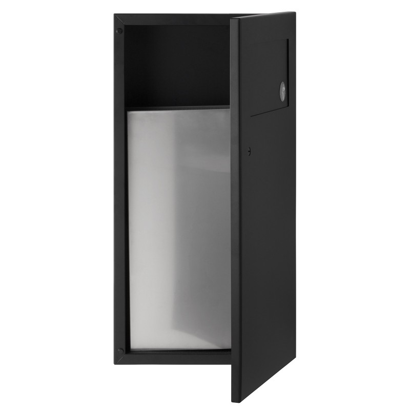 Ouverture de la porte pour vidage réceptacle