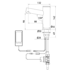 Automatic faucet ELITE Stainless steel AISI 316 Automatic faucet ELITE Stainless steel AISI 316