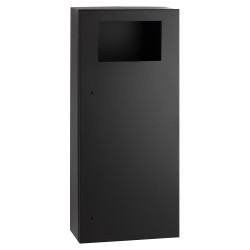 Poubelle inox murale avec ouverture frontale pour collectivités - SUPRATECH