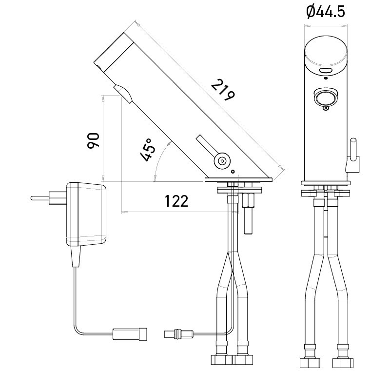 Electronic mixer AKWA