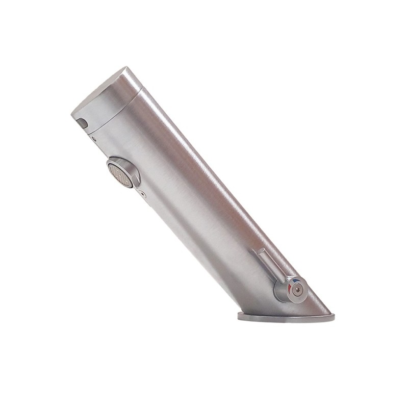 Mitigeur automatique inox sur plage design AKWA