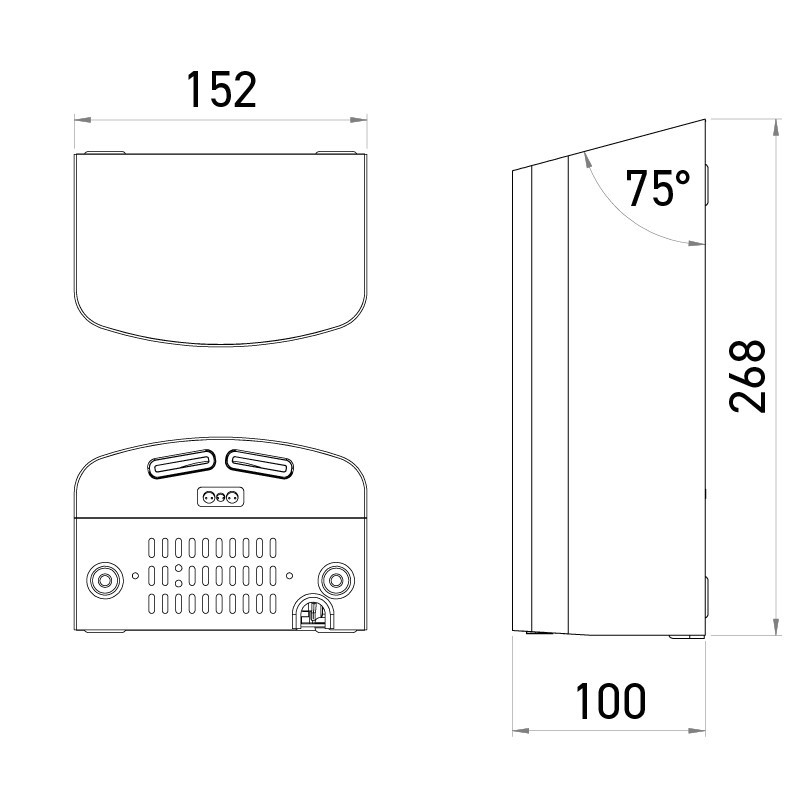 Secador de manos de alta velocidad y andivandálico POCK'AIR - SUPRATECH