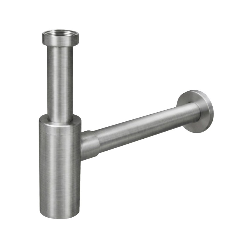 Siphon lave-mains inox Design