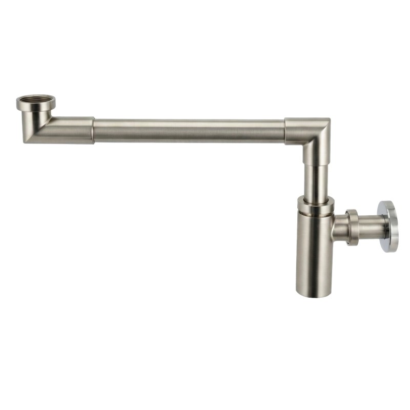 DESIGN ink waste trap polished chrome finish - SUPRATECH